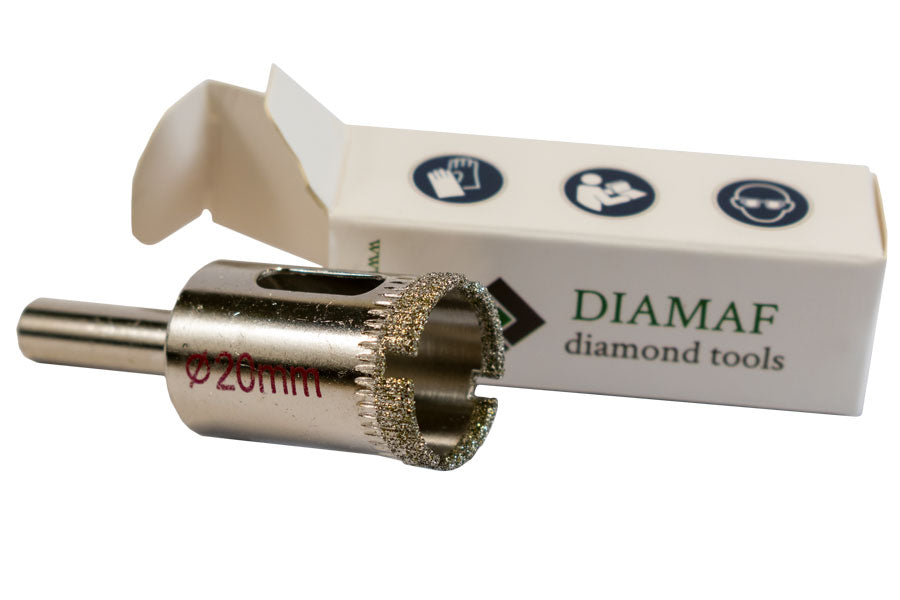 Foretto diamantato a umido diametro 20 mm cod. FT20 | DIAMAF