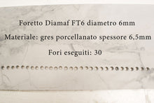 Carica l&#39;immagine nel visualizzatore di Gallery, Set 2 foretti diamantati a umido diametro 6 mm cod. FT6 | DIAMAF
